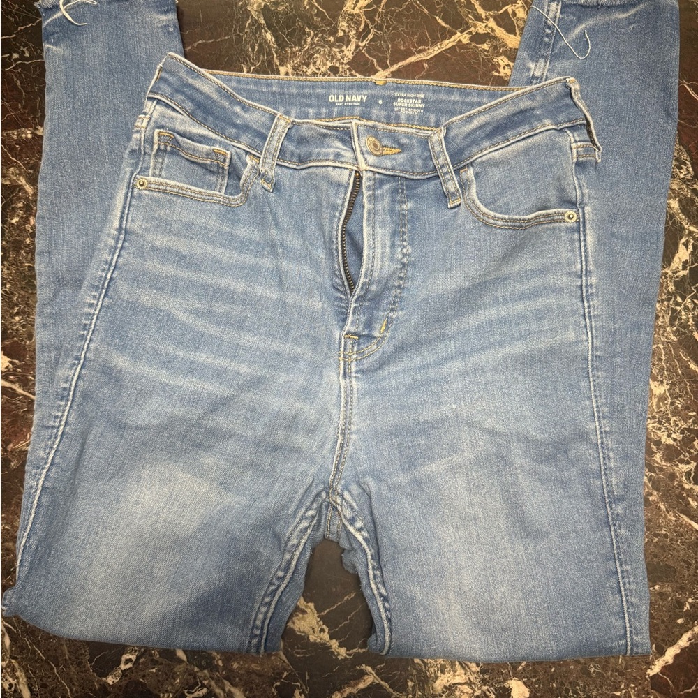 Old Navy Women's Skinny Jeans - Light Blue